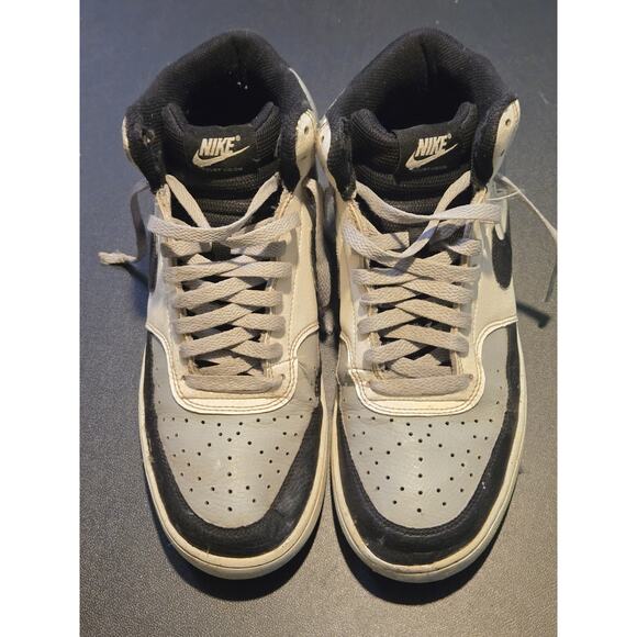 Nike Court Vision Mid Black/White Men’s Size 10 Sneakers – Worn, Good Condition - Picture 1 of 7